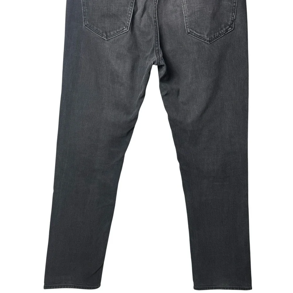 Banana Republic Slim Dark Gray Jeans Capsule Comfort Preppy Chic Minimalist 33